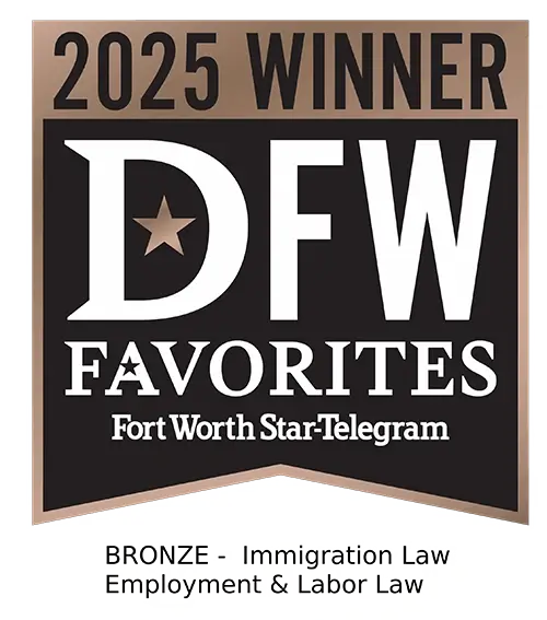 DFW Favorites Bronze Winner 2025
